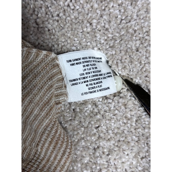 Anthropologie Sparrow Floral Embroidered Cardigan Sweater Women's Large BOHO - Picture 8 of 11